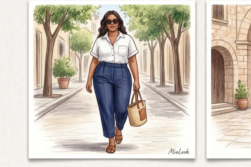Летний гардероб plus-size: как одеваться в жару стильно и с комфортом - 7