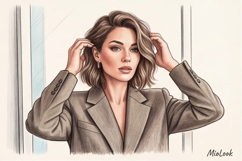 Локони праскою на середнє волосся: укладання за 10 хвилин