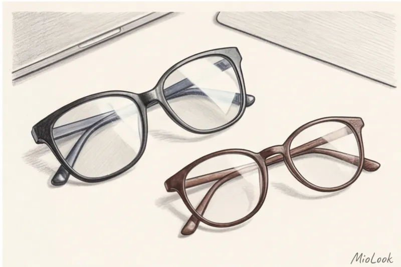 Как выступать в очках онлайн, чтобы избежать бликов от кольцевой лампы - 9