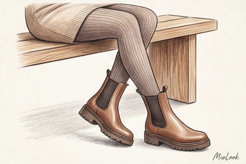 Зимняя капсула для будущих мам: тепло, уют и свобода движений - 5