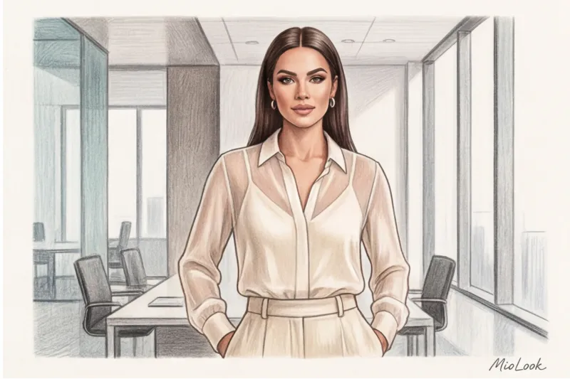 Что надеть под прозрачную блузку или платье: правила элегантного стайлинга - 3