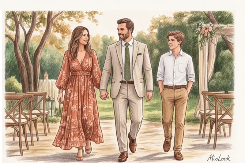 Семья на свадьбе: как составить гармоничный Family Look для гостей - 3
