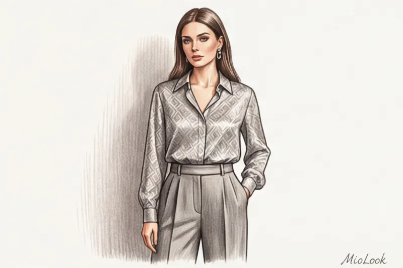 Принты корректирующие фигуру: геометрия в одежде - 5