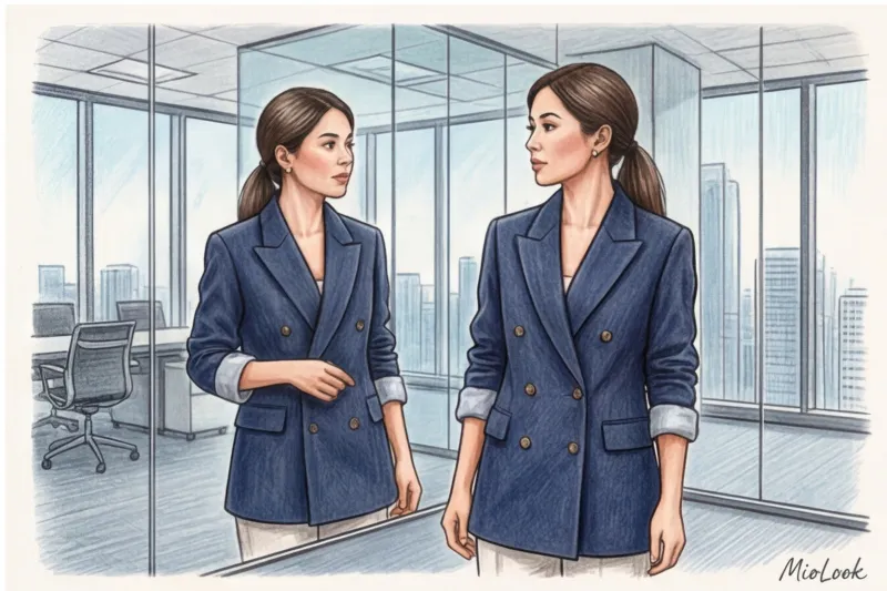 Офисный гардероб для роста до 160 см: костюмы, блузы и жакеты - 9