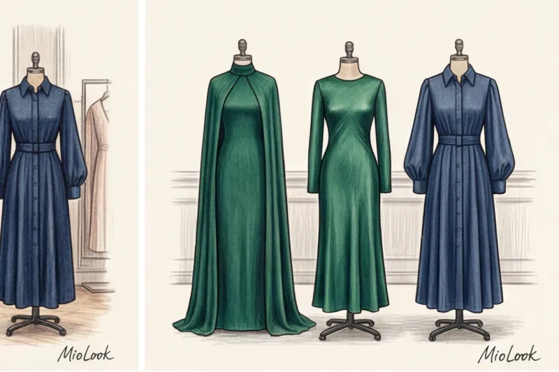 Закрытые платья на выпускной: стильные идеи для скромного образа - 3