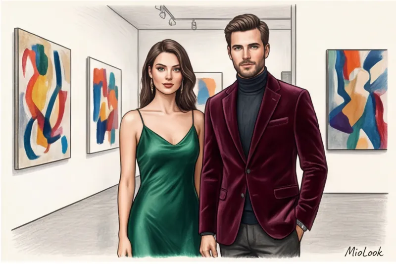 Цветовая гармония в паре: как сочетать оттенки одежды с партнером - 9