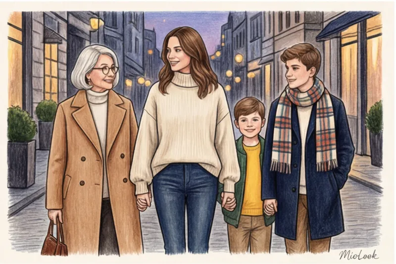 Не только одинаковое: как создать праздничный Family Look с помощью цвета - 7