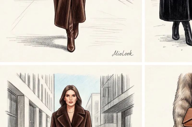 Шубы из экомеха: актуальные фасоны и правила стилизации - 4