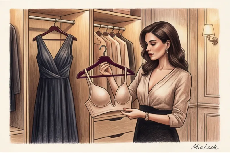 Идеальное декольте: как подобрать белье под платье с глубоким вырезом - 7