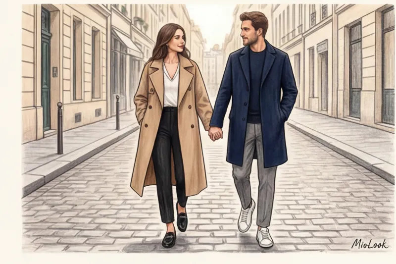 Повседневный couple look: как стильно одеваться паре каждый день - 7