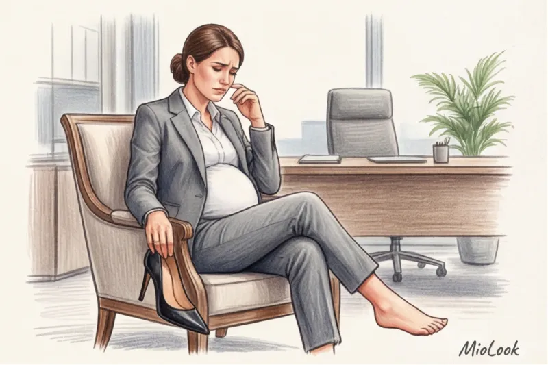 Обувь в офис для беременных: стиль и комфорт при отеках - 1