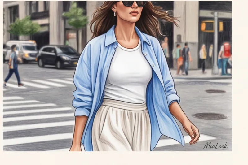 Летний кэжуал: как одеваться удобно и не жарко в городе - 9