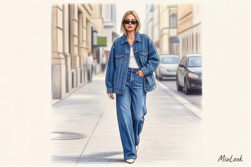 Total Denim Look for Women: 2000s Trends Today