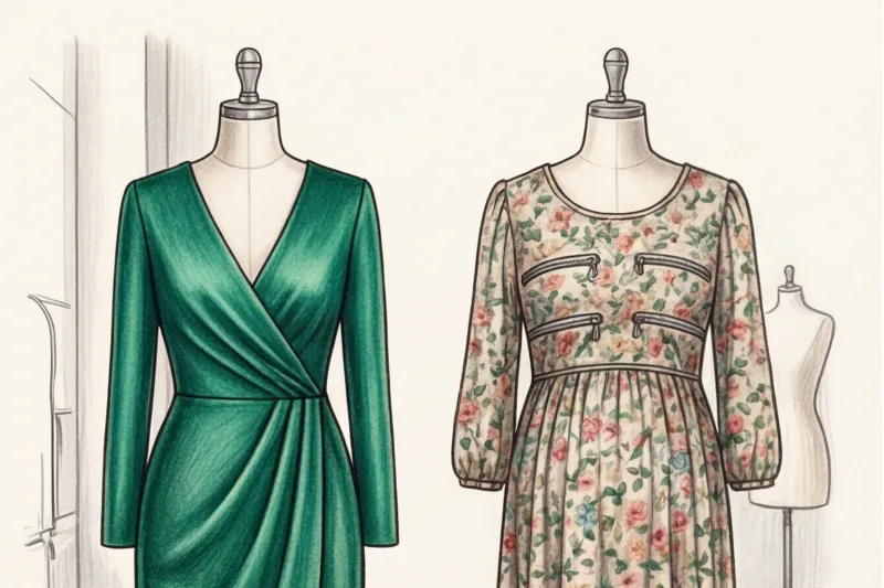 Dressy clothes for nursing mothers: holiday looks