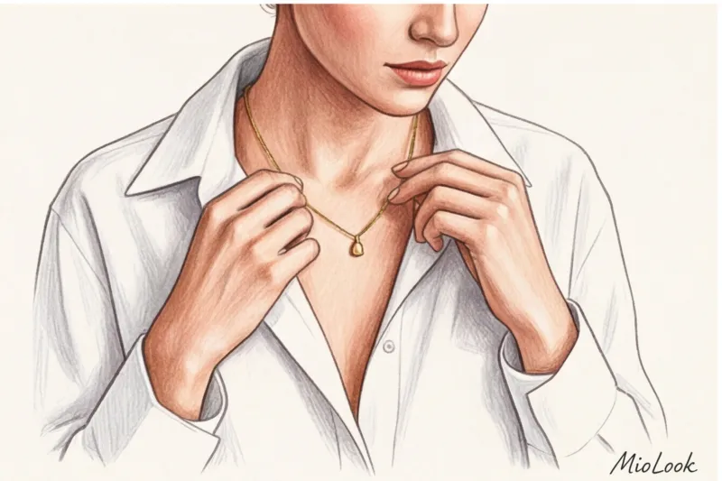 Как подобрать колье и цепочки под вырез одежды: наглядный гид - 7