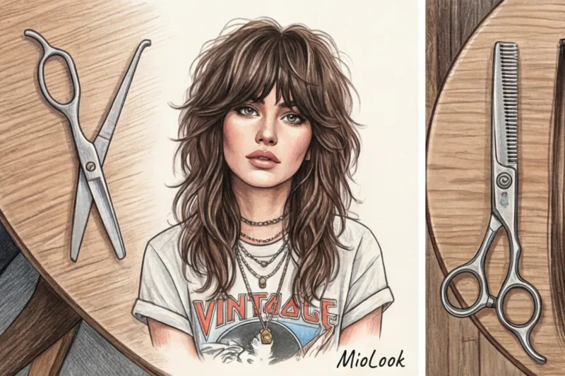 Многослойные стрижки: шегги, маллет и wolf cut - 4