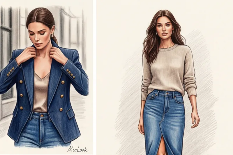 Модный деним: гид по актуальным джинсам, курткам и юбкам - 3