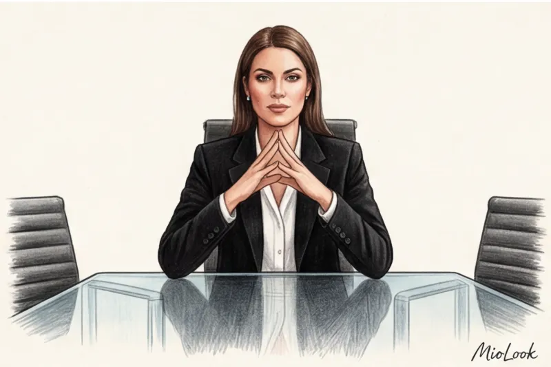 Черно-белый деловой гардероб: психология контраста и статусности - 8