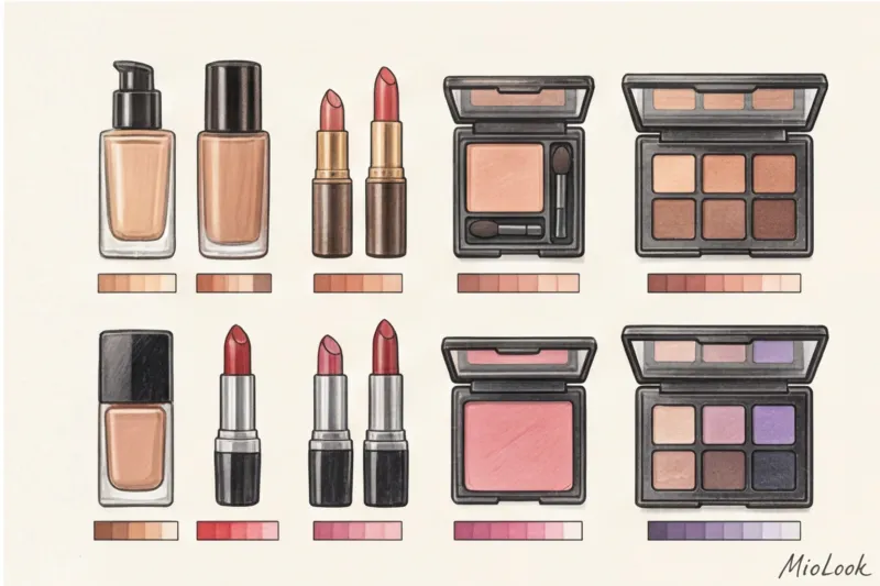 Как ИИ определяет цветотип и подбирает палитру макияжа и цвет волос - 9