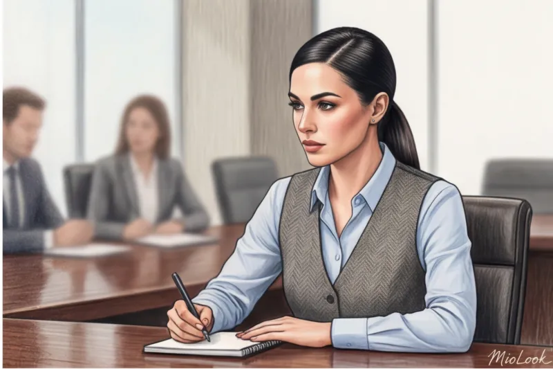 Прически в стиле Office Siren: крабики, небрежные пучки и гладкие хвосты - 3