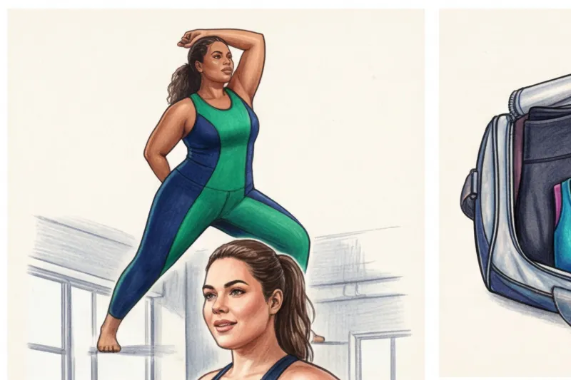 Спортивная одежда Plus Size: комфортная форма для полных девушек - 4