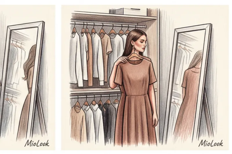 Базовый гардероб: какую прическу выбрать под классический круглый вырез - 6