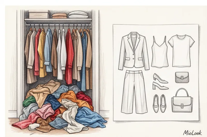 Разбор гардероба онлайн для стилистов: пошаговый гид