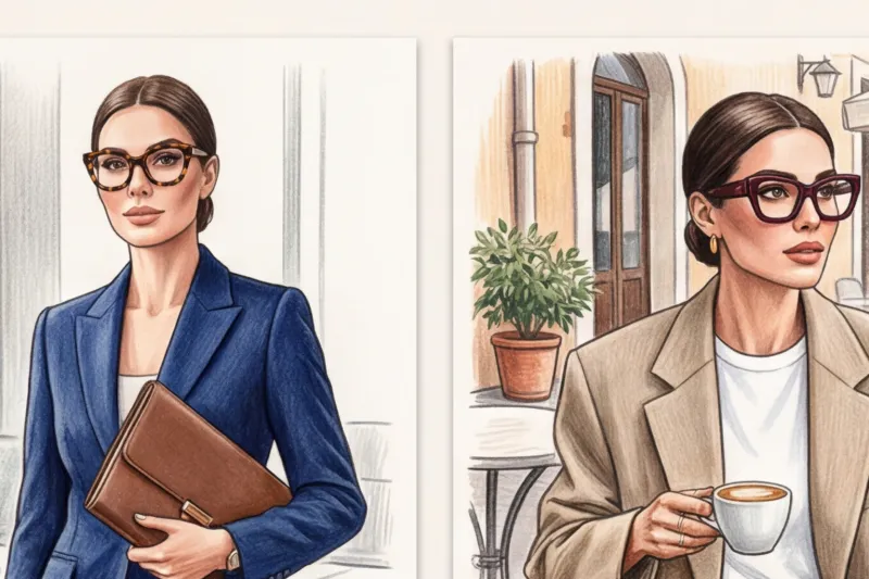 Как сочетать очки со стилем одежды: от строгого делового до расслабленного кэжуал - 2