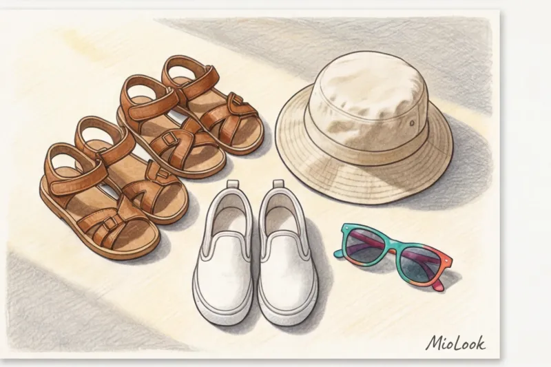 Летний капсульный гардероб для ребенка на море и в город - 6