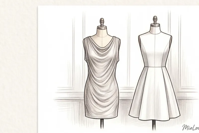 Clothes for plus-size women with a big belly: the apple shape