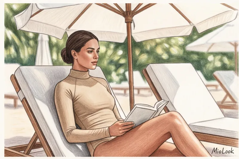 Скромная пляжная мода: стильные буркини и закрытые купальники - 4