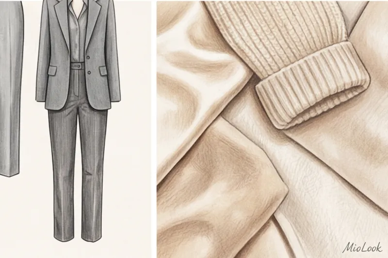 Тотал-лук, который не выглядит скучно: как спасти монохромный образ с помощью фактур - 9