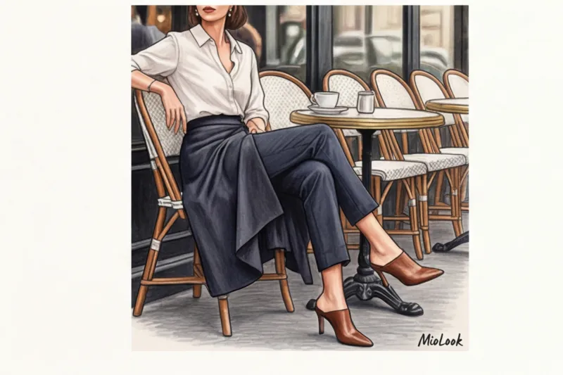 Платье и юбка поверх брюк: как носить самый спорный тренд нулевых - 7