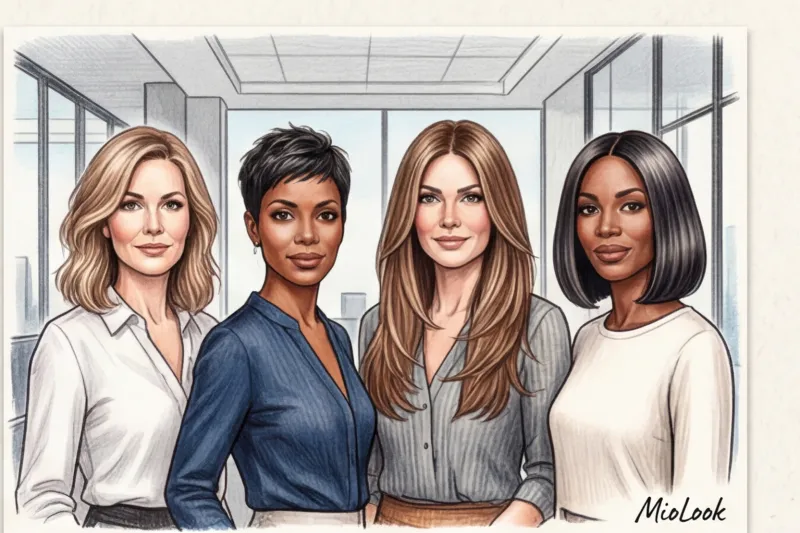 Стрижки и укладки, которые молодят после 40: подбираем под форму лица - 3