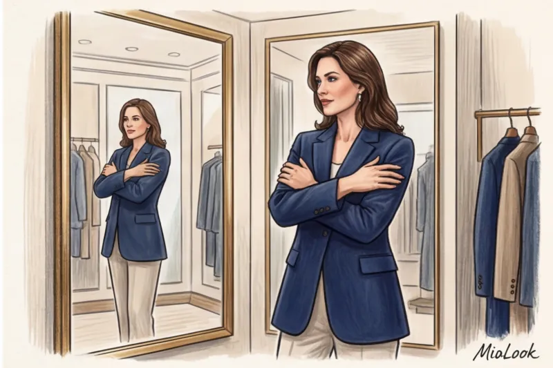 Как выбрать базовый пиджак или жакет с учетом пропорций фигуры - 6