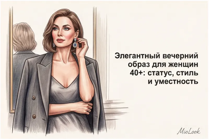 Элегантный вечерний образ для женщин 40+: статус, стиль и уместность - 6