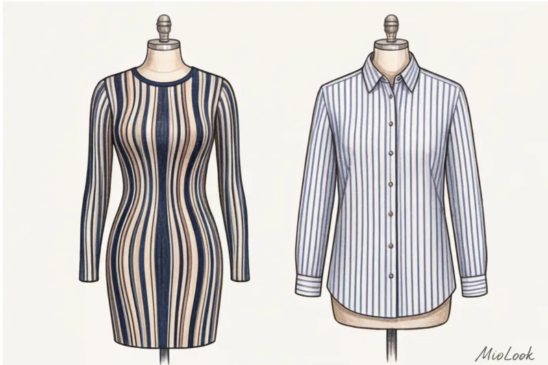 Принты корректирующие фигуру: геометрия в одежде - 9