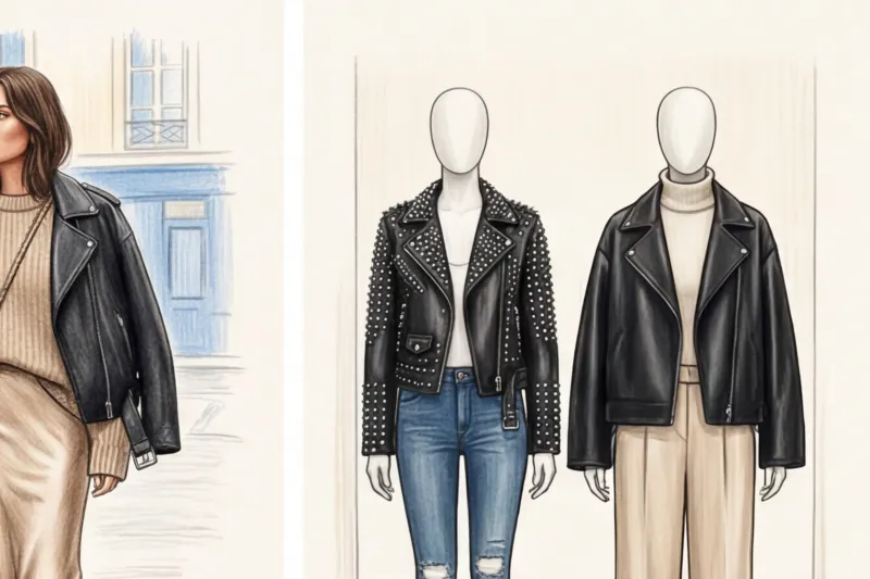 Кожаная куртка-косуха: как вписать в базовый гардероб - 3