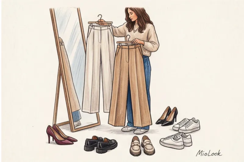 Обувь под широкие брюки и джинсы: правила идеальных пропорций - 6