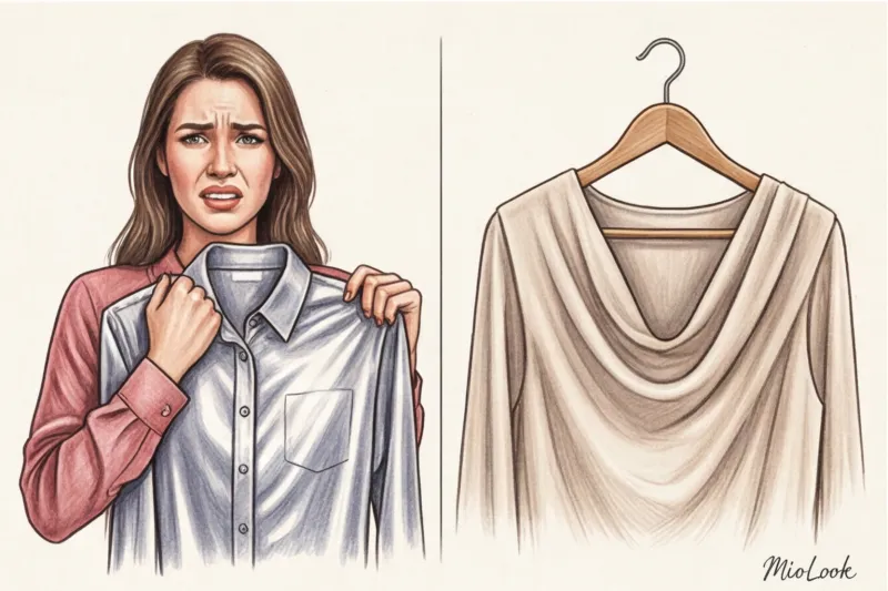 Ткани, которые не мнутся: из чего собрать гардероб для офиса и поездок - 7