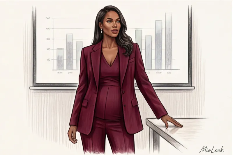 Офисный стиль для беременных: деловой дресс-код без ущерба для комфорта - 7