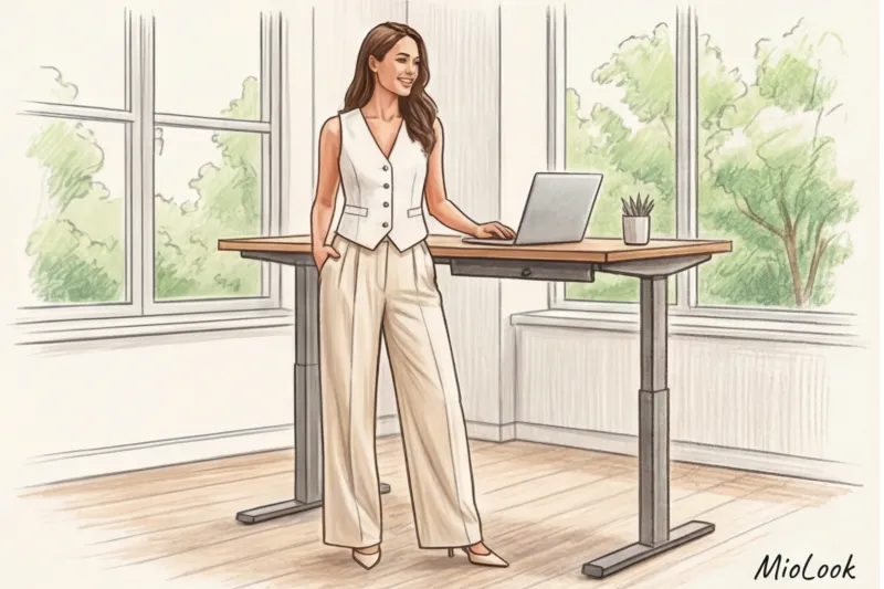 Летний офисный стиль: как одеваться на работу в жару - 4