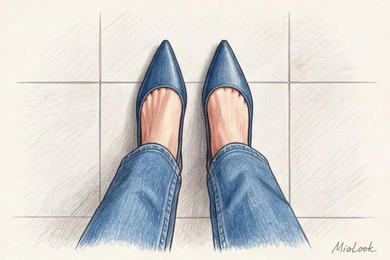 Актуальные туфли: каблуки рюмочки (Kitten Heel), слингбэки и острый мыс - 5