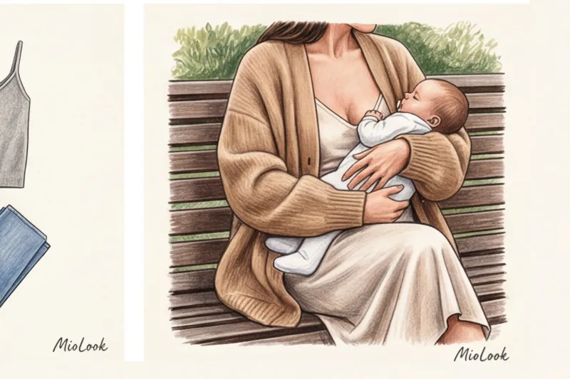 Образы для прогулок с коляской: стильный кэжуал для мам на ГВ - 9