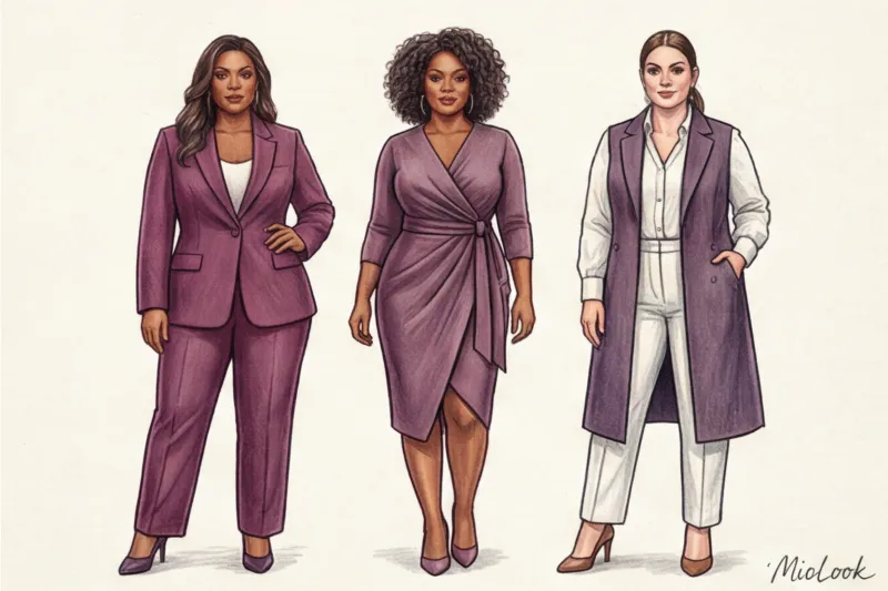 Образы для выступления для полных женщин: как выглядеть уверенно - 5