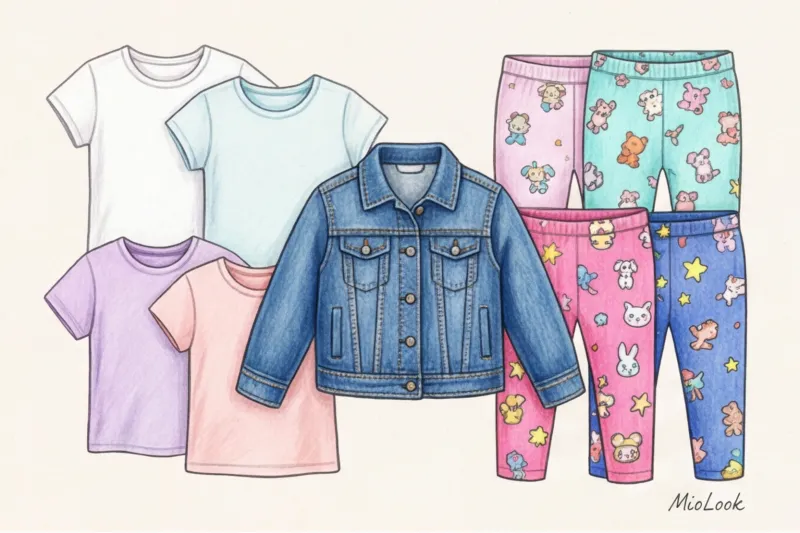 Капсульный гардероб для девочки: от нарядных платьев до базовых джинсов - 2