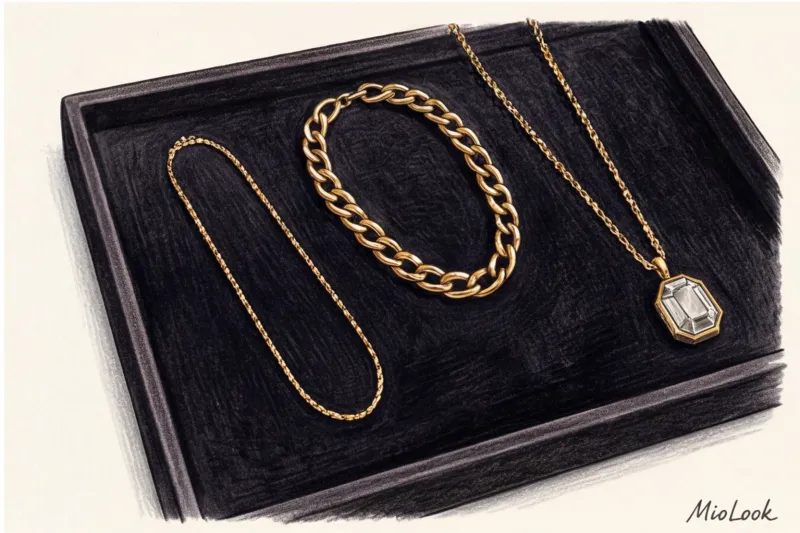 Многослойность в украшениях: как красиво носить несколько цепочек - 9