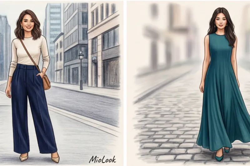 Базовая капсула для невысоких девушек: как визуально удлинить силуэт - 8