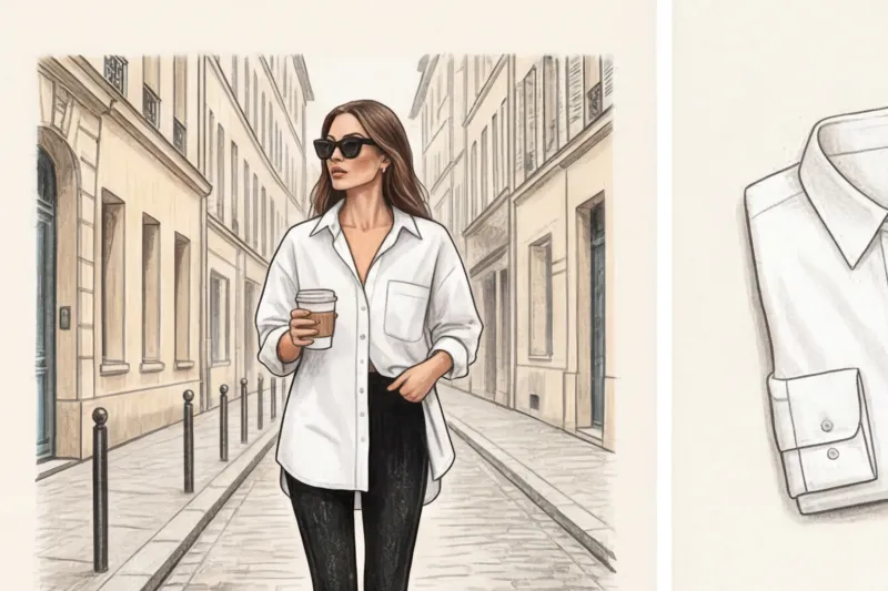 Leggings with an oversized shirt: the formula for the perfect look