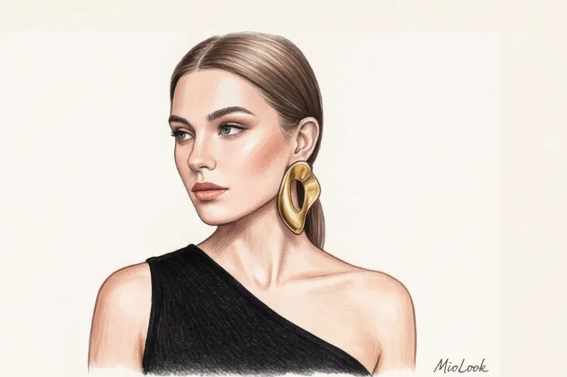 Акцентные украшения: с чем носить крупные цепи, моносерьги и чокеры - 3